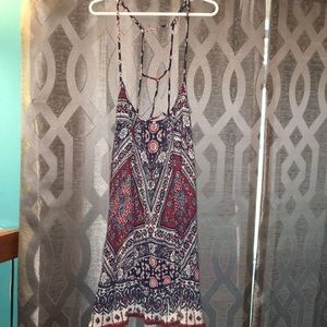 patterned tank, open back!